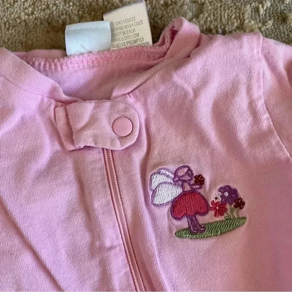 3-6 months Baby Girl Bundle Lot of Sleepsuits Footsies Bodysuits Onesies Pink